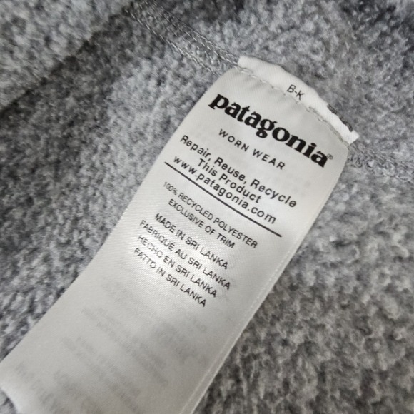 Patagonia Better Sweater 1/4 Zip Pullover Fleece Women's Large Gray 25618 - Picture 6 of 15